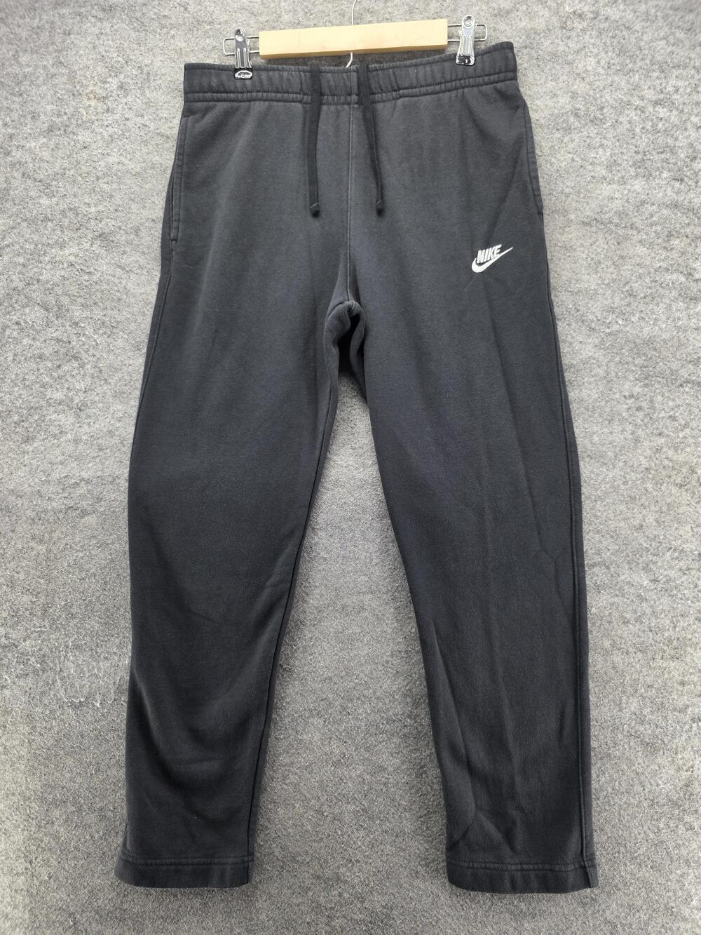 Nike Pants Mens M Black Jogger Fleece Elastic Waist Pockets BV2707-010